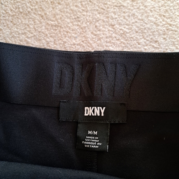 DKNY Black Skirt Straight Pencil Women's Midi Skirt Ponte Stretch Various Sizes - Picture 4 of 10